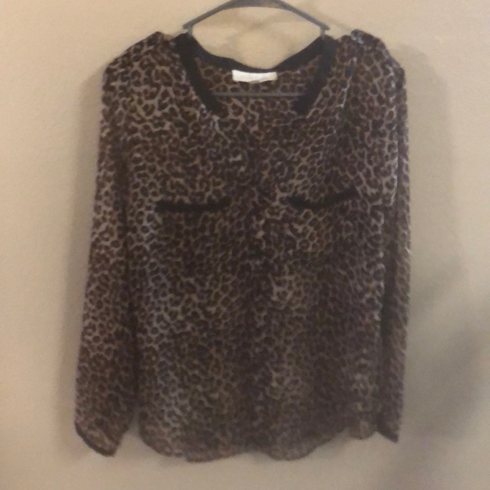 Leopard blouse